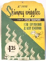 Point of Sale Card for Al Foss Shimmy Wiggler